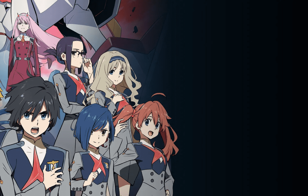 action anime - darling in the franxx