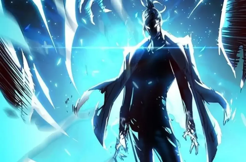 Dynamic cover art for the action-fantasy manhwa Eleceed, featuring main characters Jiwoo Seo with his cats, and Kayden Break in his human or cat form, showcasing their unique abilities.