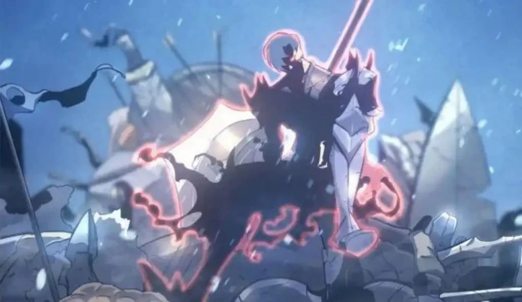 Cover art for the action-fantasy manhwa Return of the SSS-Class Ranker, showing protagonist Rokan with a powerful or menacing aura.